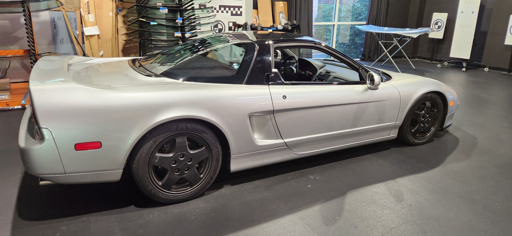 Honda NSX in shop